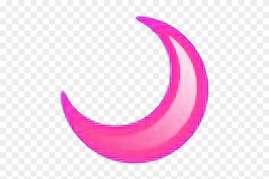 Pink Moon Png - Emoji Clipart
