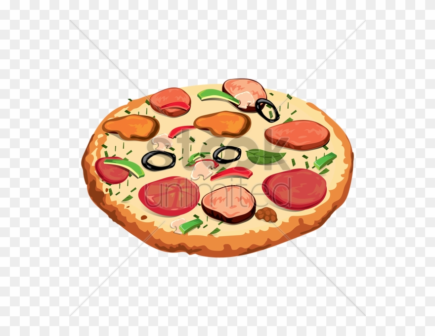 Pizza Clipart Pizza Salami Pepperoni - Pizza - Png Download
