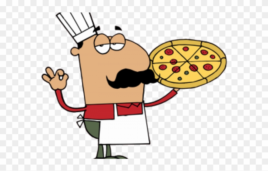 Cartoon Pizza Chef Png Clipart