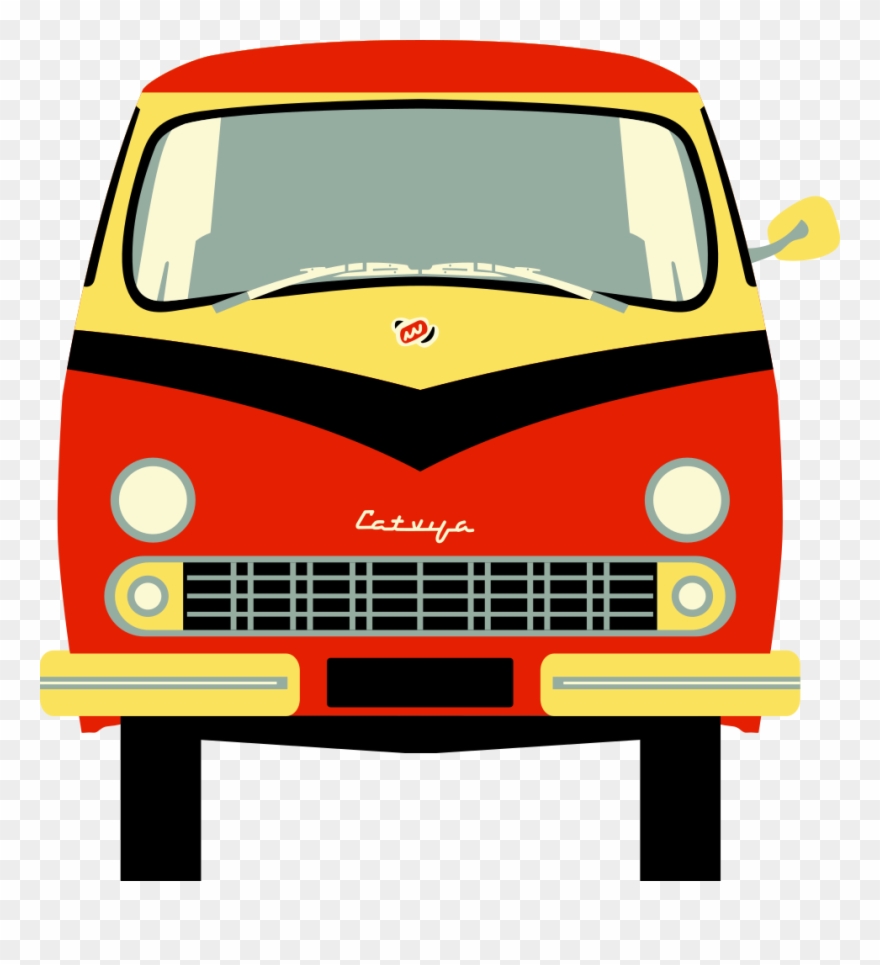 Mini Van Vector Clipart