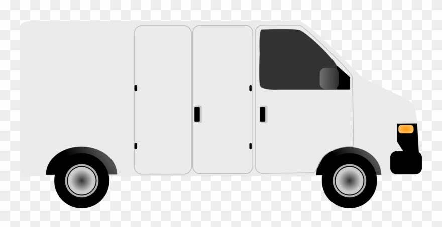 Minivan Ford Transit Courier Car Volkswagen Type - Van Illustration Png Clipart