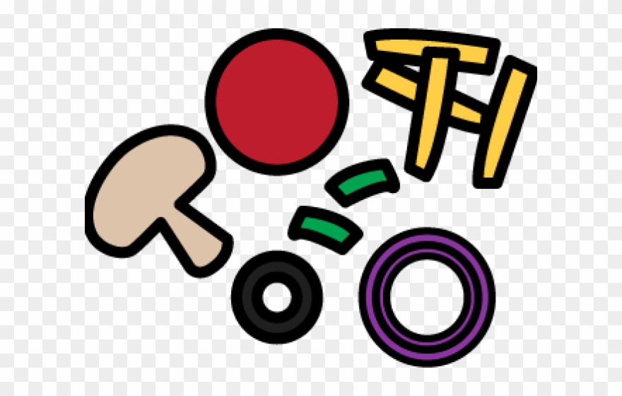 Pizza Topping Cliparts - Pizza Toppings Clipart Png Transparent Png