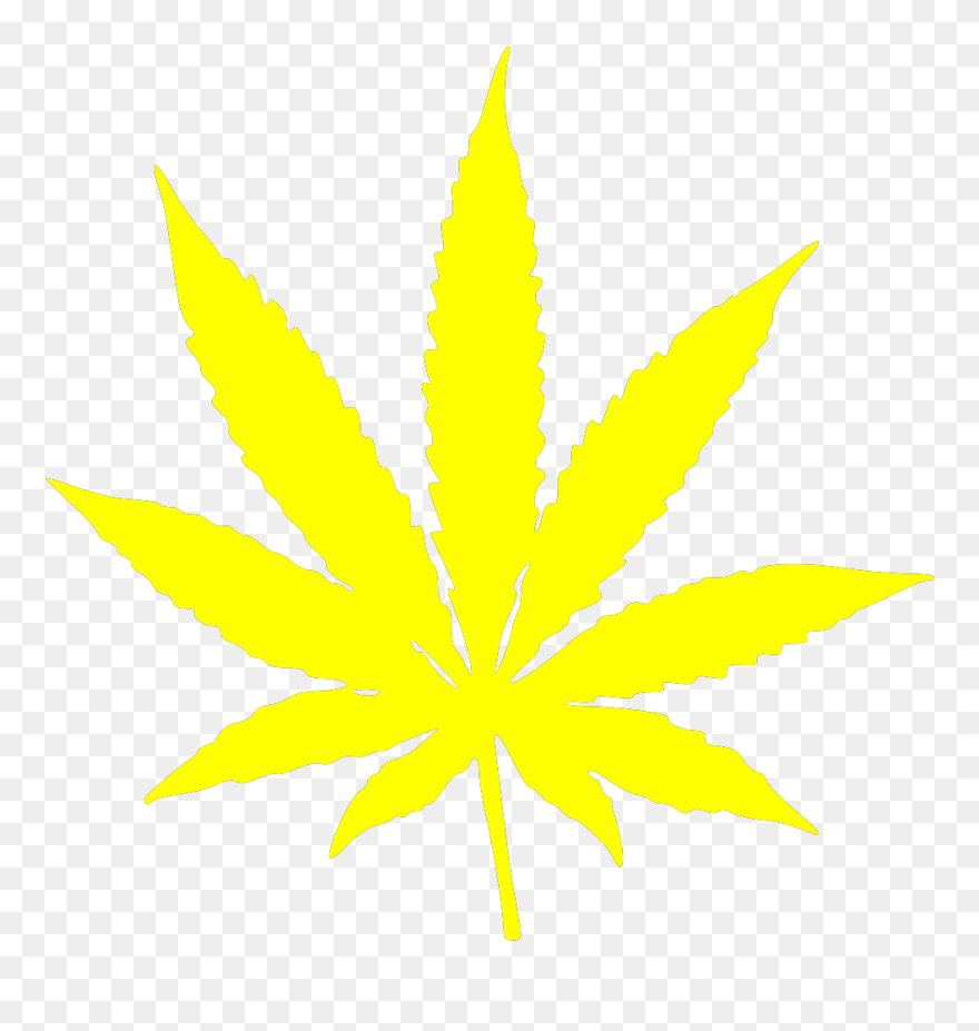 Free Weed Plant Cartoon Download On Stars - Daun Ganja Vektor Clipart