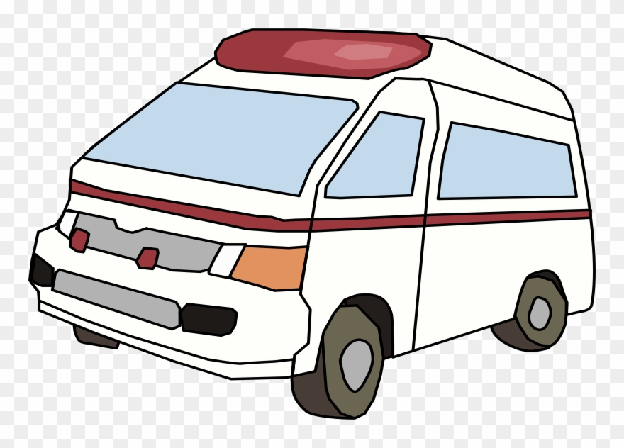Freeuse Ambulance Clipart Van - Clip Art - Png Download