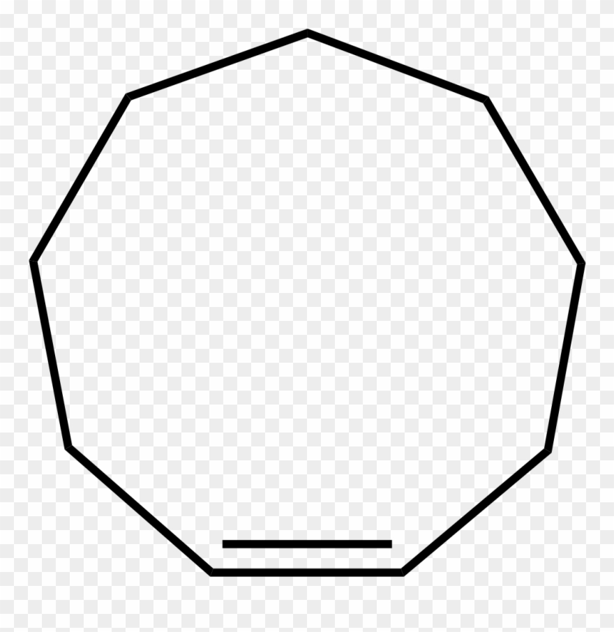 File - 1-cyclononene - Svg - Does A Polygon Look Like Clipart