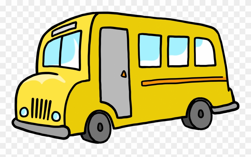 Free Clip Art Bus - Clipart Bus - Png Download