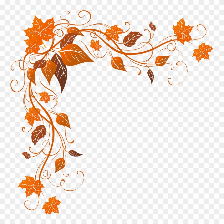 Image Du Blog Loveferrari - Fall Leaves Corner Clip Art - Png Download
