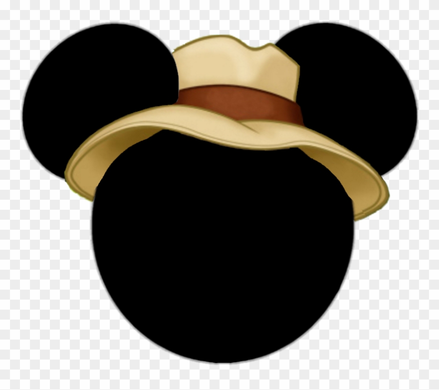 Image Result For Animal Print Mouse Ear Clip Art Disney - Cabeça Do Mickey Safari - Png Download
