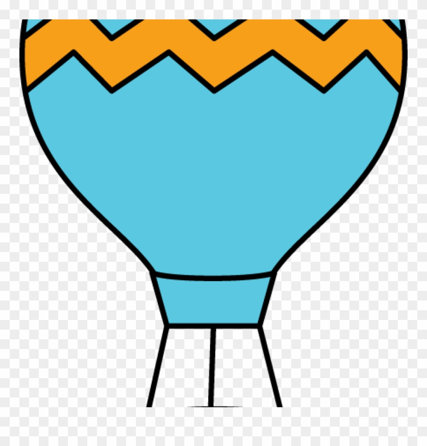 Hot Air Balloon Clip Art Hot Air Balloon Clip Art Hot - Cute Hot Air Balloon Drawing - Png Download