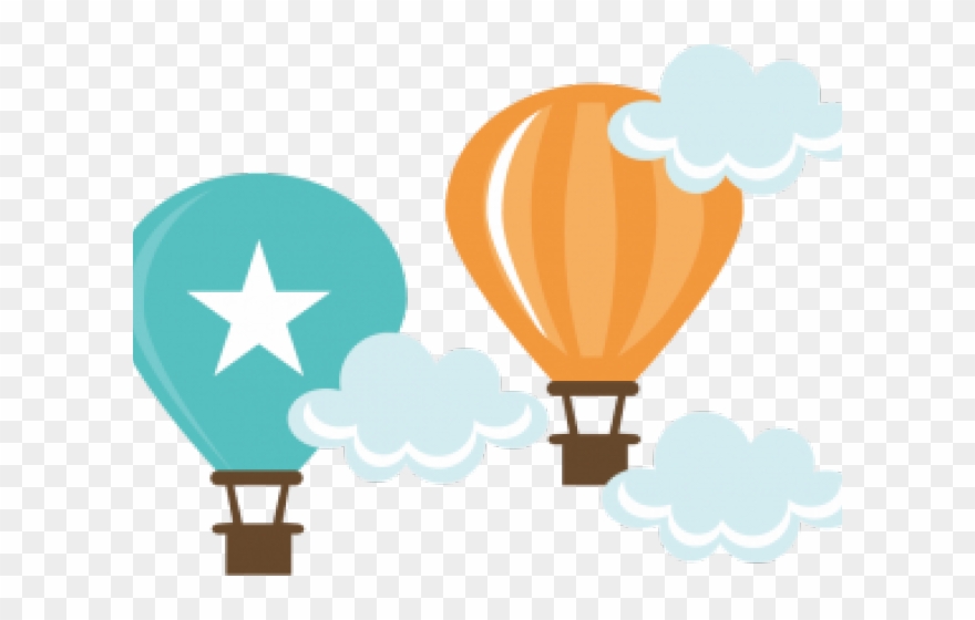 Cartoon Hot Air Balloon Transparent Clipart