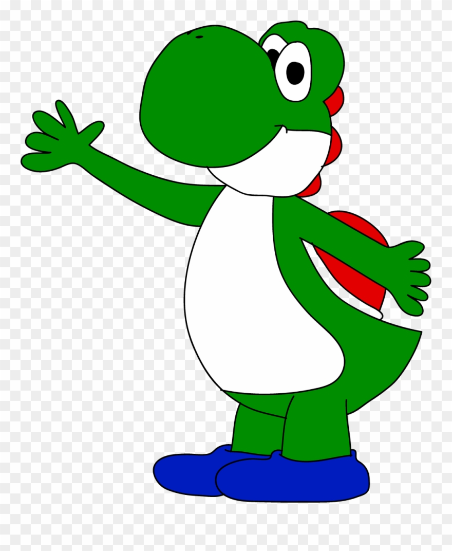 Yoshi Clipart Dark Green - Dark Green Yoshi - Png Download
