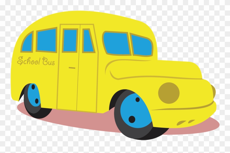 Cartoon Pictures Transprent - Bus Clipart