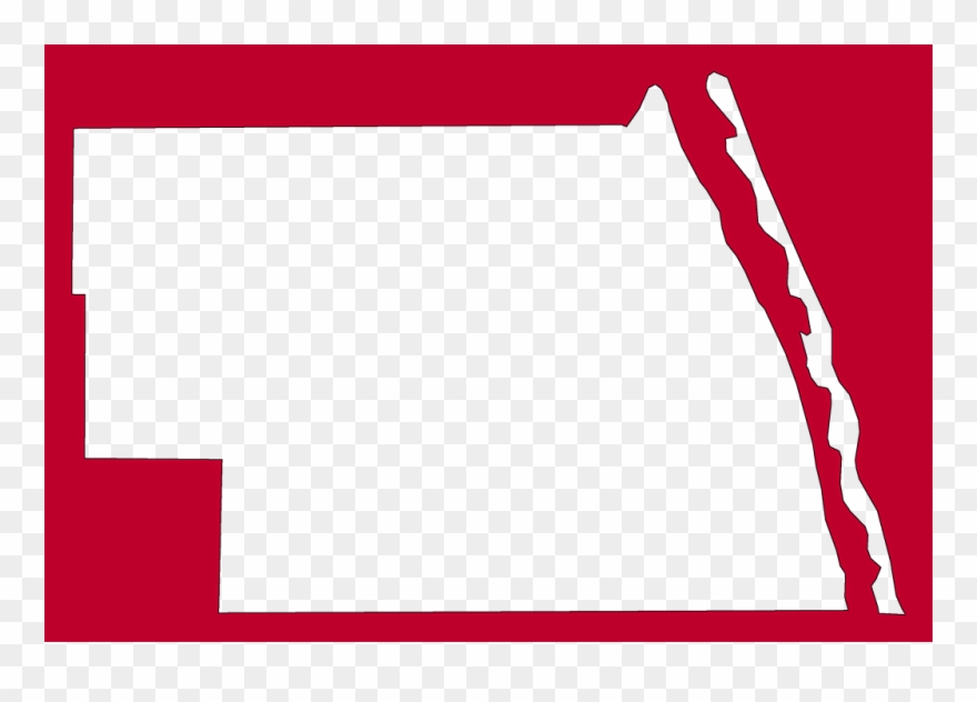 A Plain Frame Map Of Indian River Clipart