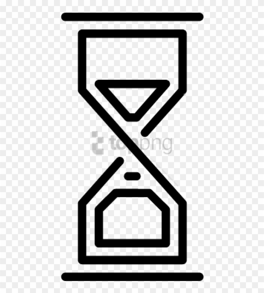 Free Png Download Blue Hourglass Gif Icon Png Images - Orange Hour Glass Icon Clipart