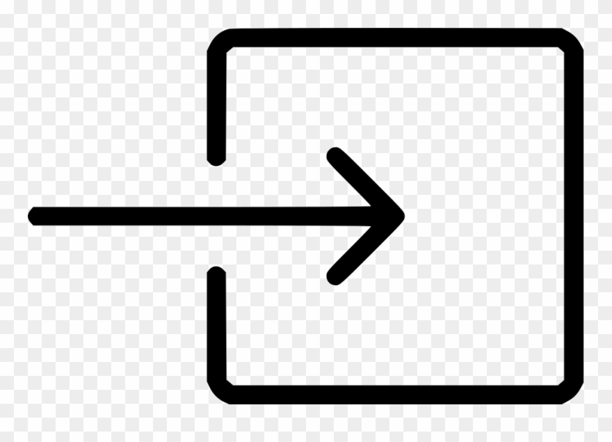 Receive Incoming Mail Enter Input Inside Arrow Comments - Input Icon Clipart