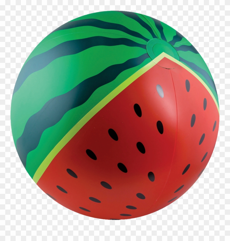 Novelty Inflatables And Pool Floats - Watermelon Beach Ball Png Clipart