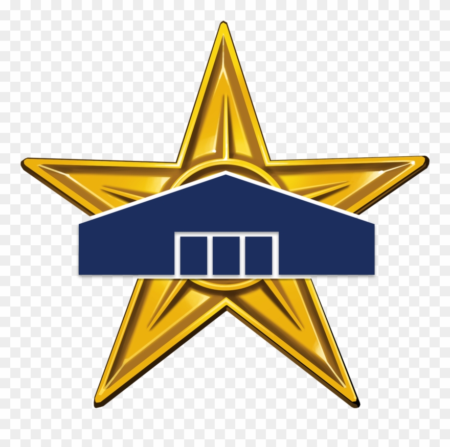 Hbll Barn Star - Png Bronze Clipart