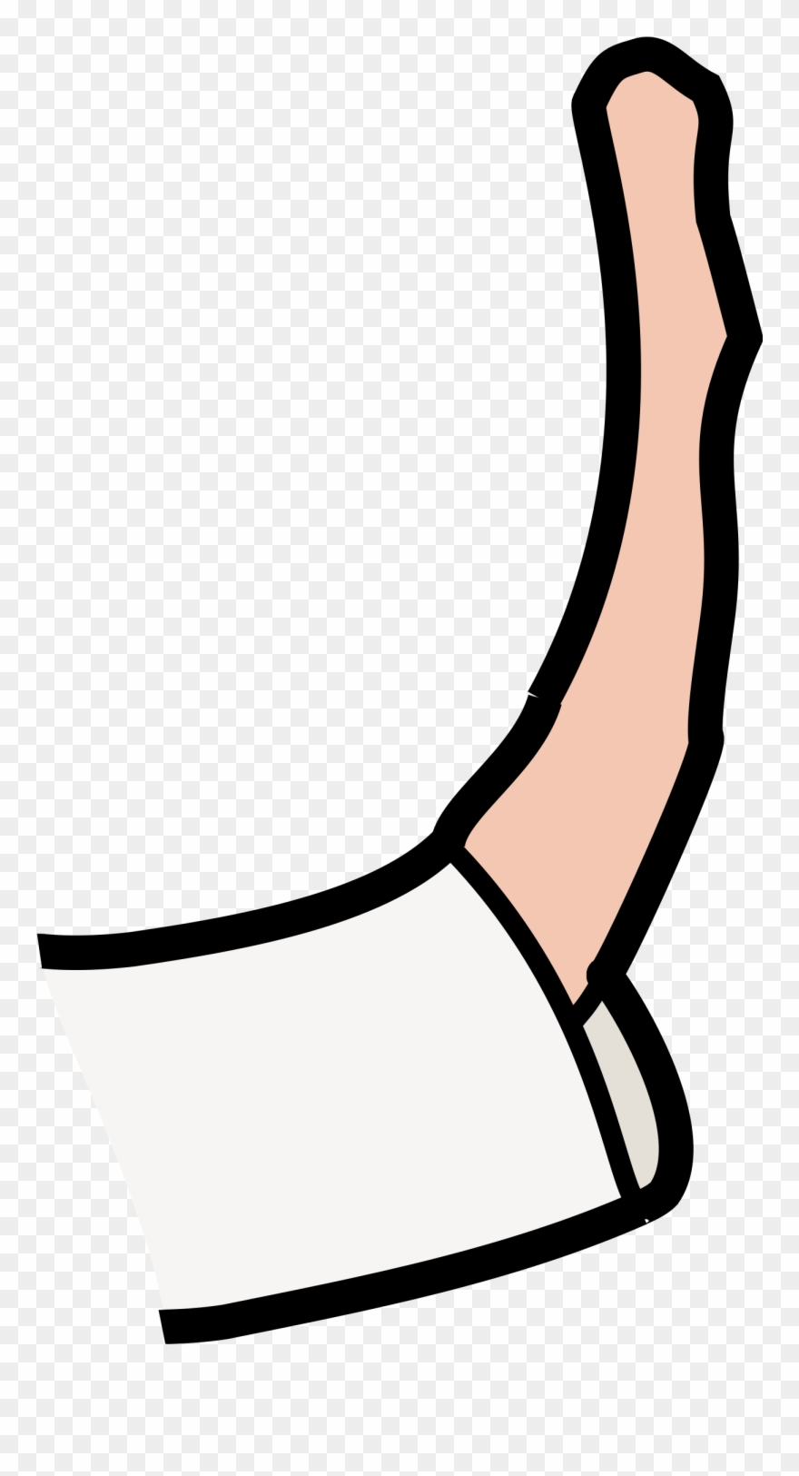 This Free Icons Png Design Of Waiving Arm Clipart