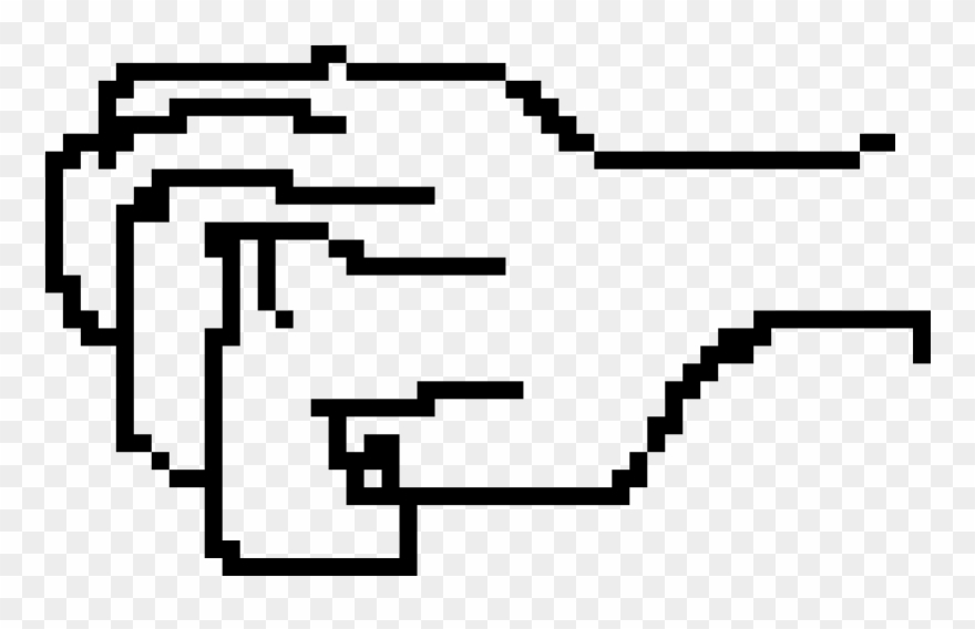 Fist - Line Art Clipart