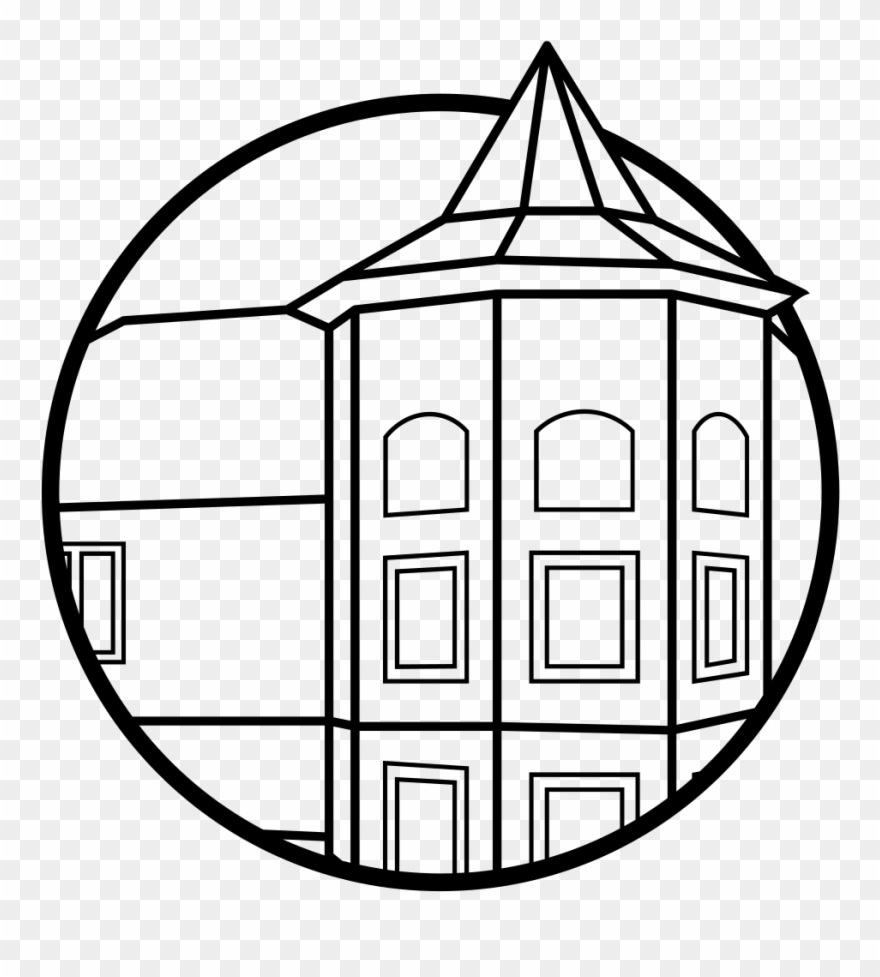 Lake View Cemetery Coloring Page - Cross Clipart