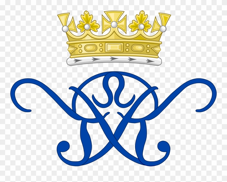 Royal Monogram Of Princess Katarina Of Yugoslavia, - Crest Clipart