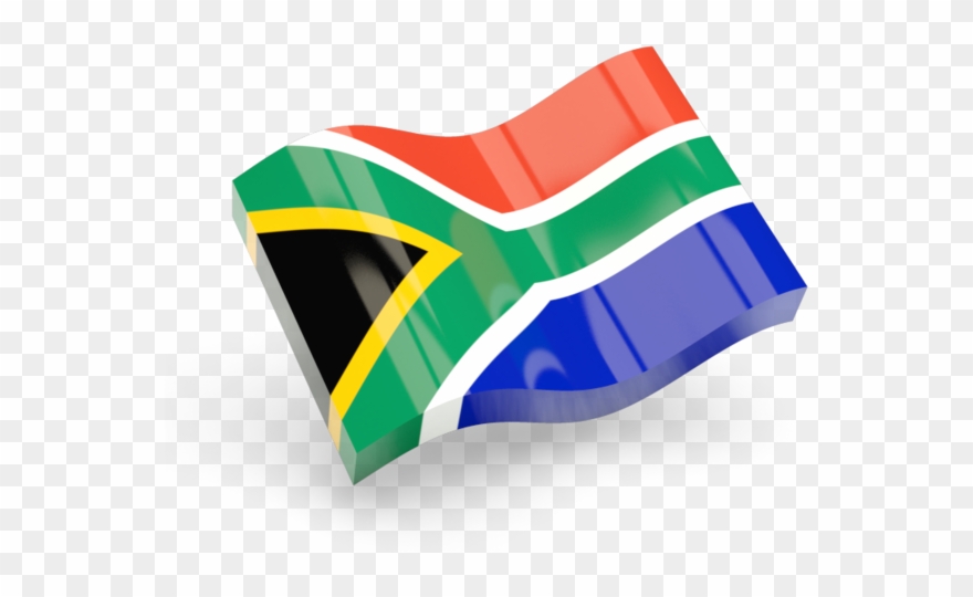 South Africa Flag Clipart Png - Dominican Republic Flag Png Transparent Png
