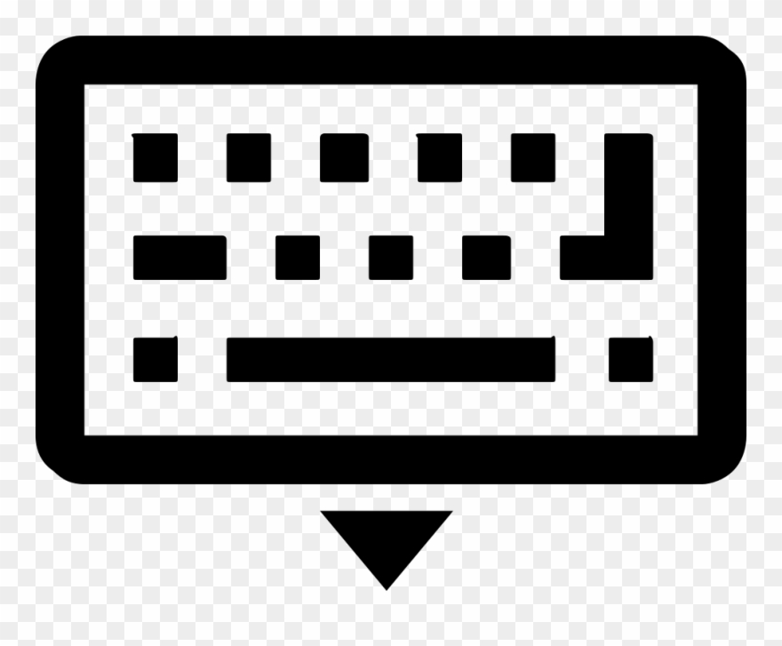 Download Png File Svg Simple Keyboard Icon Clipart 4202041 Pinclipart