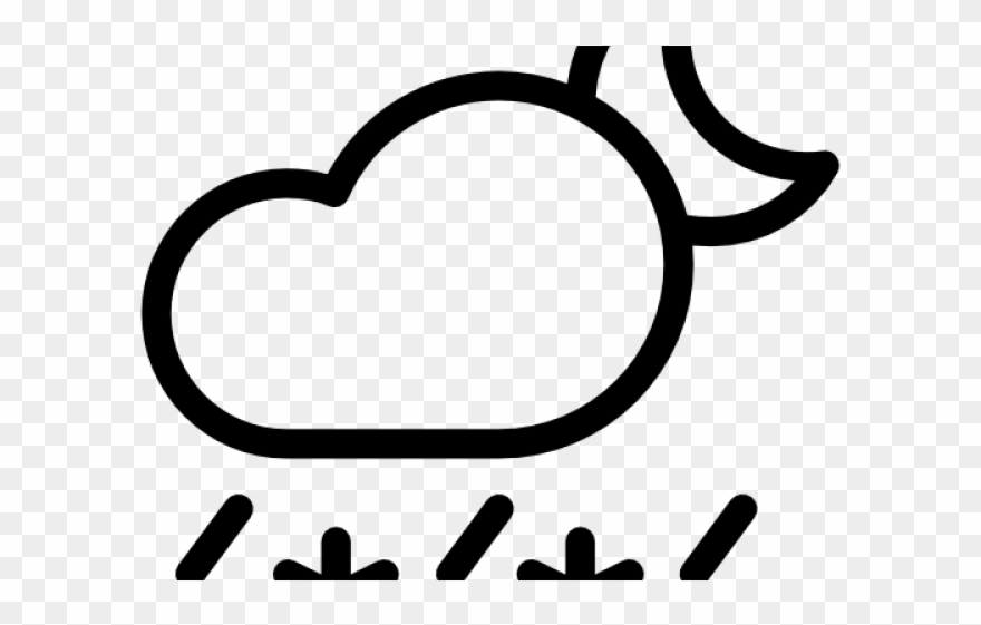 Thunderstorm Clipart Mal Tiempo - Snowfall Weather Forecast - Png Download