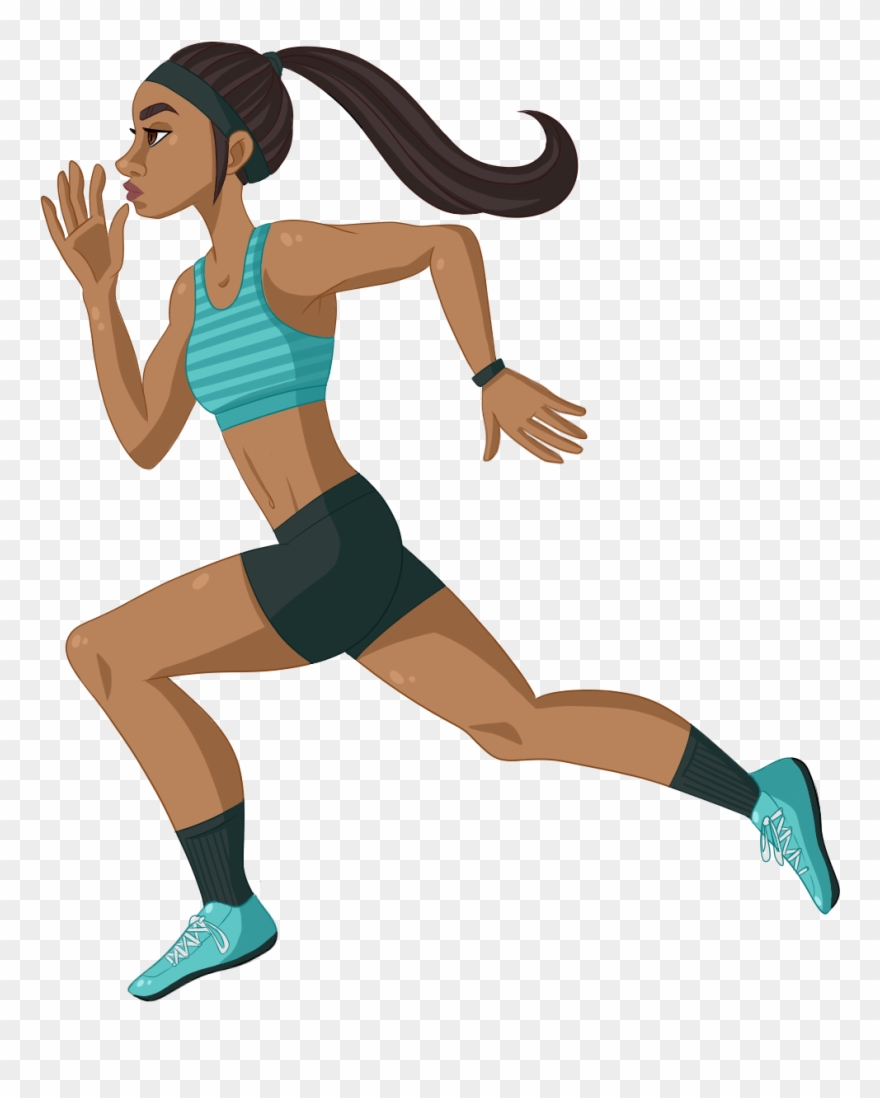 Art Digital Art Photoshop Firealpaca Runner Track Artists - Sprint Clipart