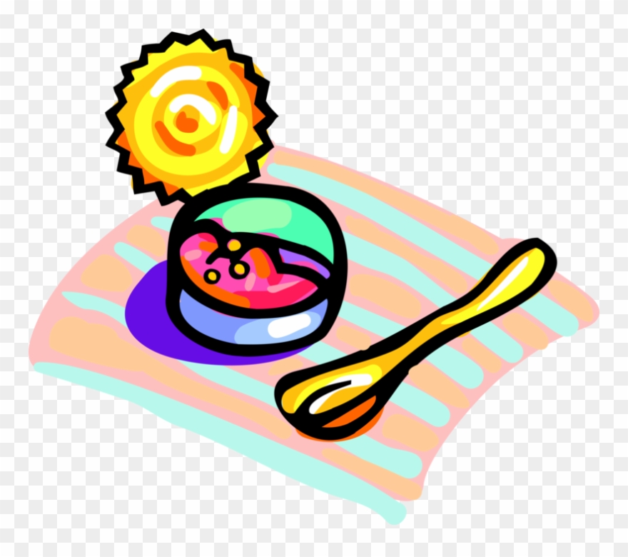 Vector Illustration Of Can Of Salmon Fish Clipart