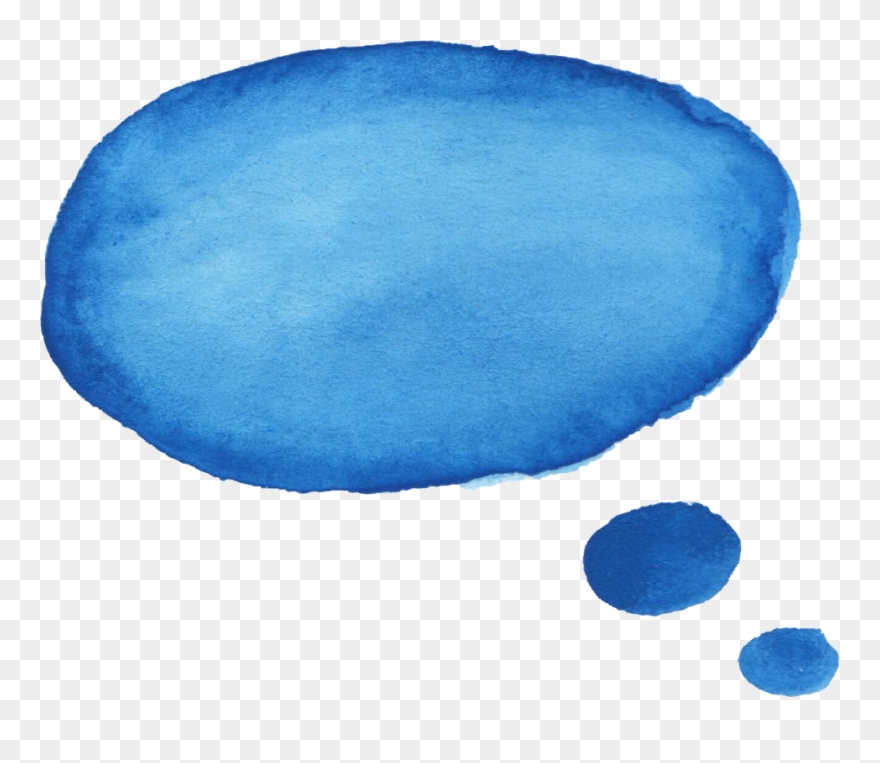 Free Download - Watercolor Speech Bubble Png Clipart