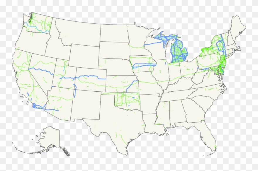 Map Of Us Png Transparent Background Clipart