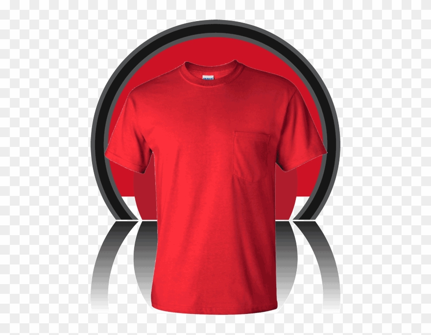 Cheap Custom Pocket T Shirts - Active Shirt Clipart