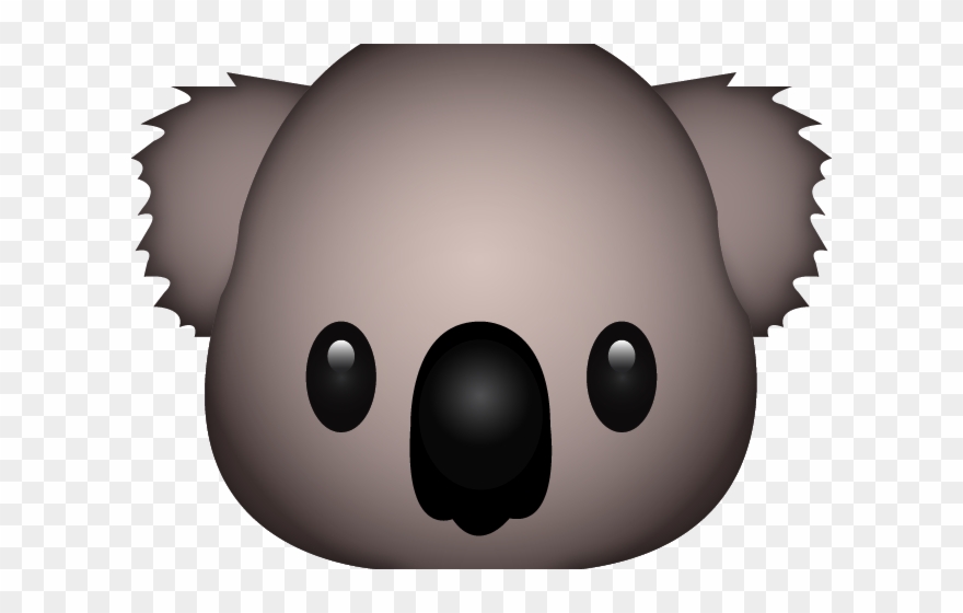 Face Clipart Koala - Пнг Эмодзи - Png Download