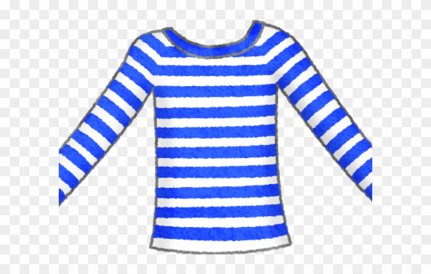 Polo Shirt Clipart Striped Shirt - Dress - Png Download