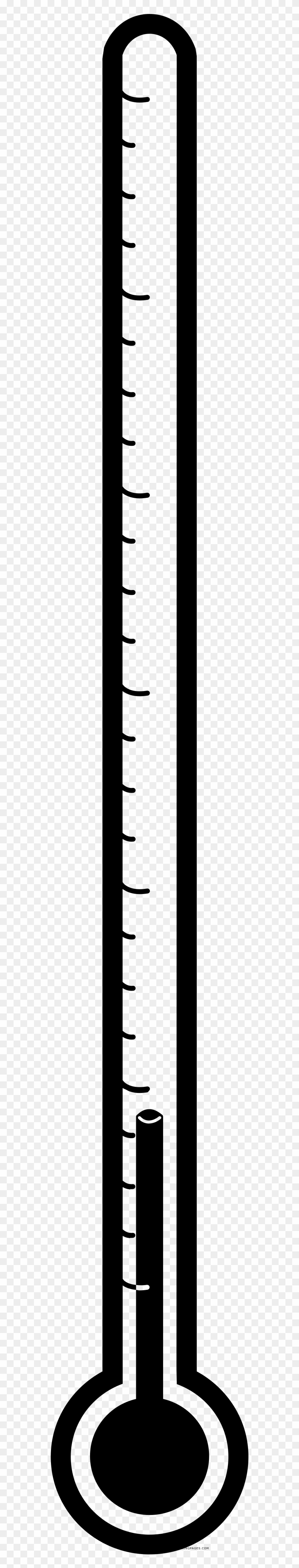 Thermometer Coloring Page Clipart