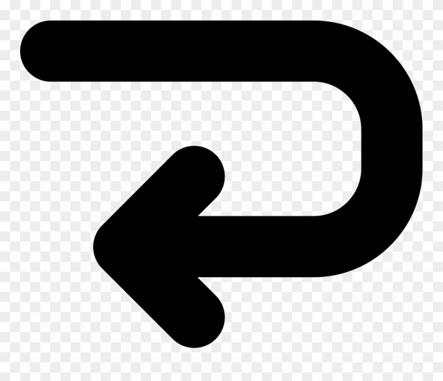Left Curved Arrow Svg Png Icon Free Download - Left Curve Arrow Clipart