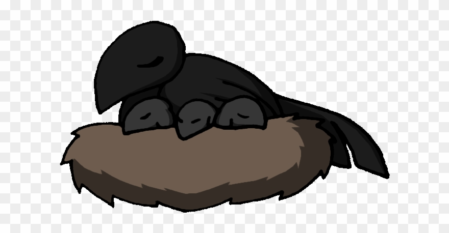 Nope, The Little Baby Pet Crows Are Harmless And Weak - Cartoon Clipart