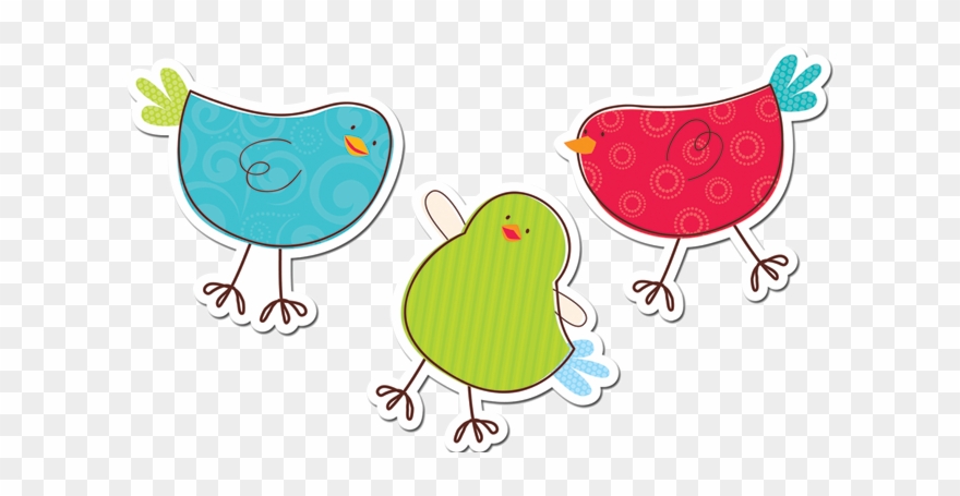 Cut-outs Tweeting Birds 6" 36/pkg - Creative Teaching Press, Inc. Clipart