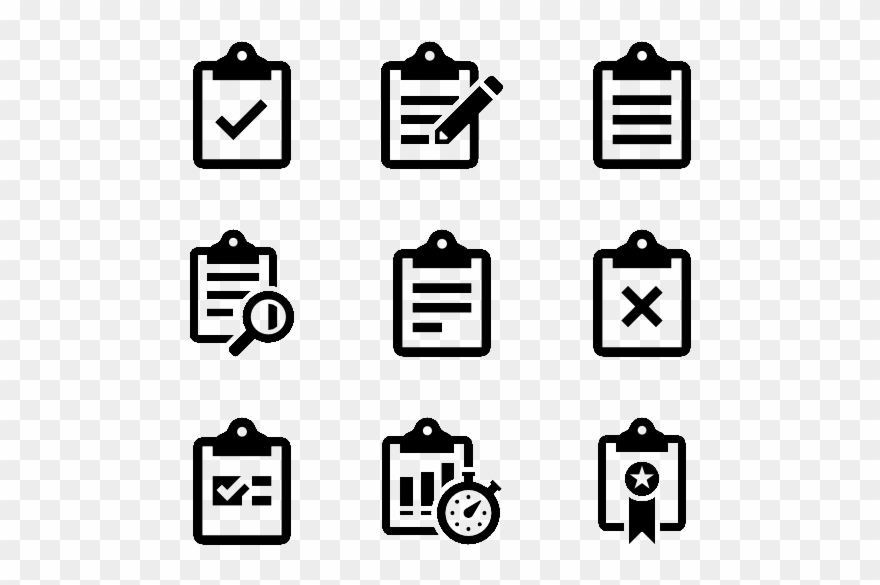 01 - Bathroom Icons Clipart