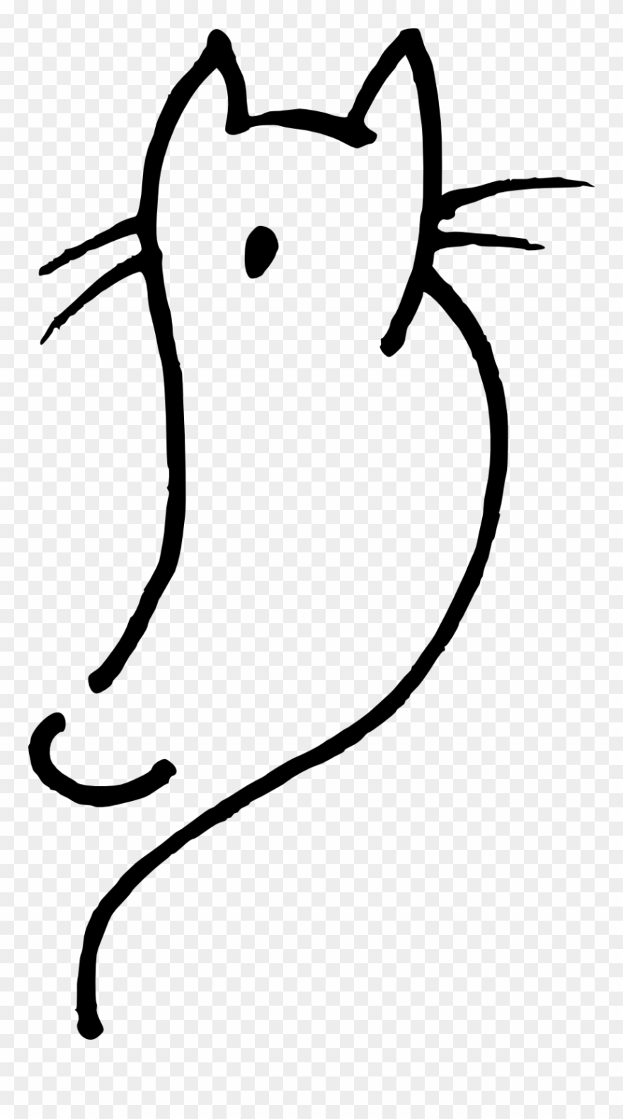 Simple Cute Cats Transparent Svg Png Ribbon Transparent Clipart