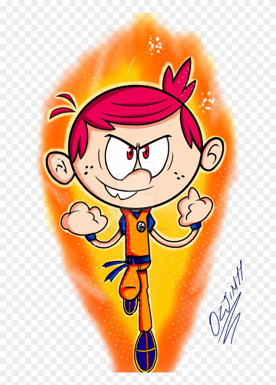 My Favorite Fan Art Of Super Saiyan God Lincoln Loud - Loud House Super Saiyan Clipart