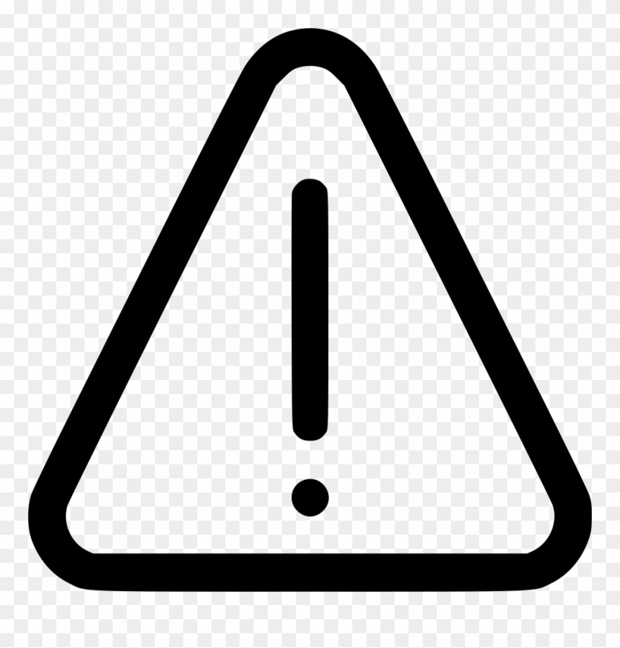 Png File - Hazard Sign Black And White Clipart