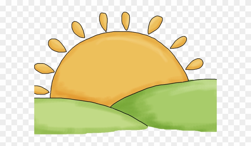 Sunrise Clipart Clip Art - Sunrise Cartoon Clip Art - Png Download