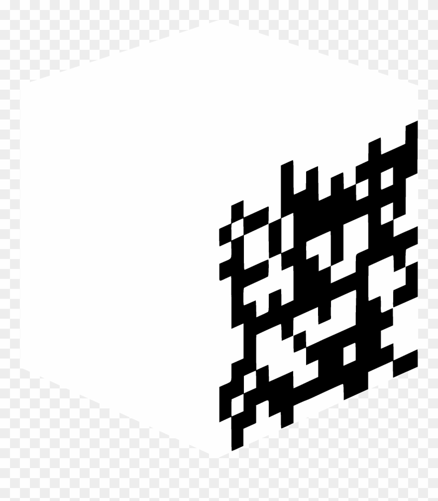 Png Svg Vector Freebie - White Minecraft Logo Clipart