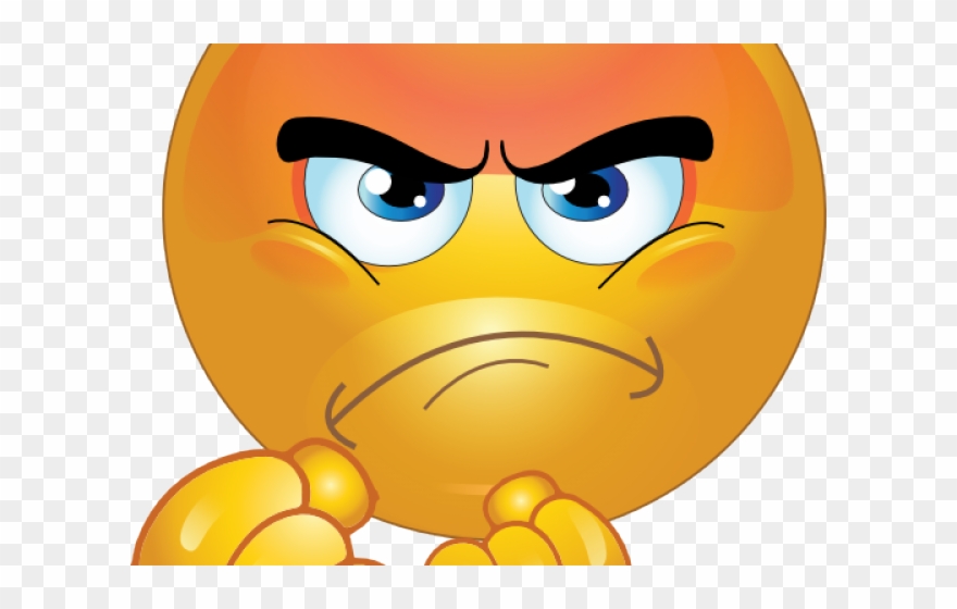 Smiley Clipart - I M Angry With You - Png Download
