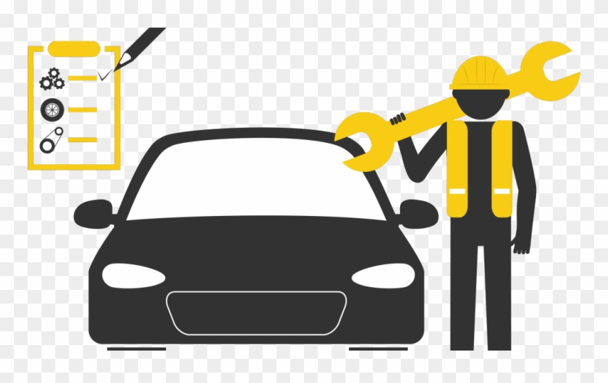 Forklift Maintenance Icon Clipart