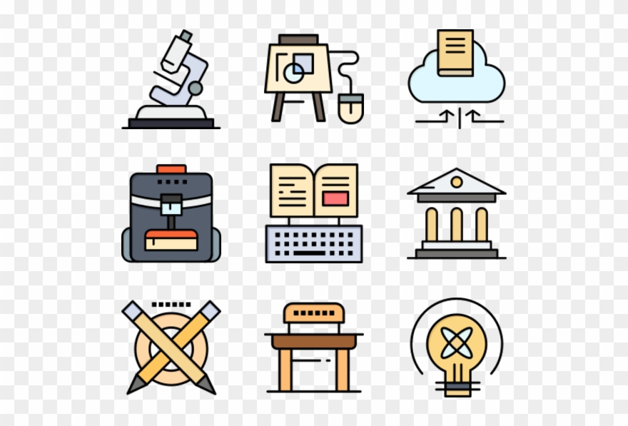 Modern Education And Knowledge Power Clipart