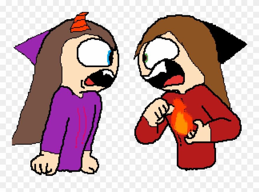 I Think We R Fighting Over Cereal Xd - Cartoon Clipart