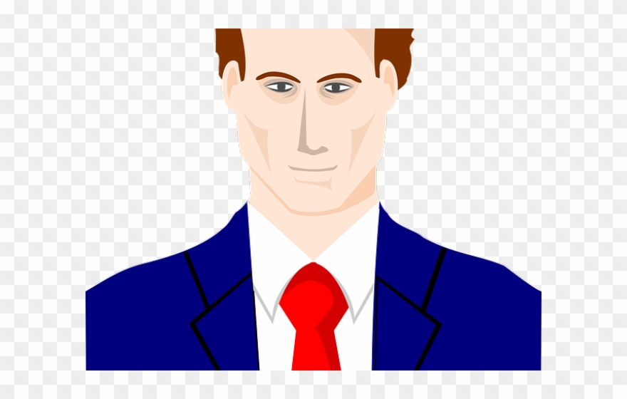 Portrait Clipart Cool Man - Cartoon - Png Download